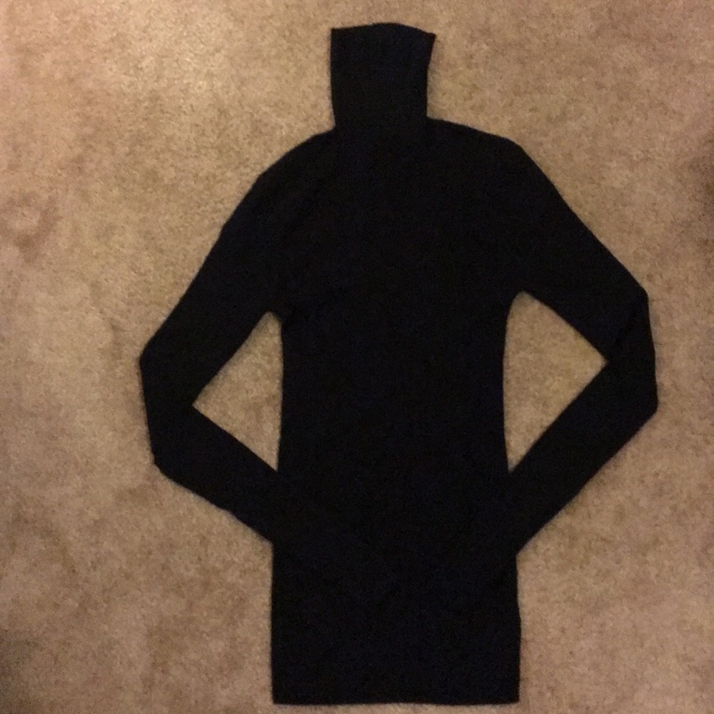 NWOT Express Black Ribbed Turtleneck